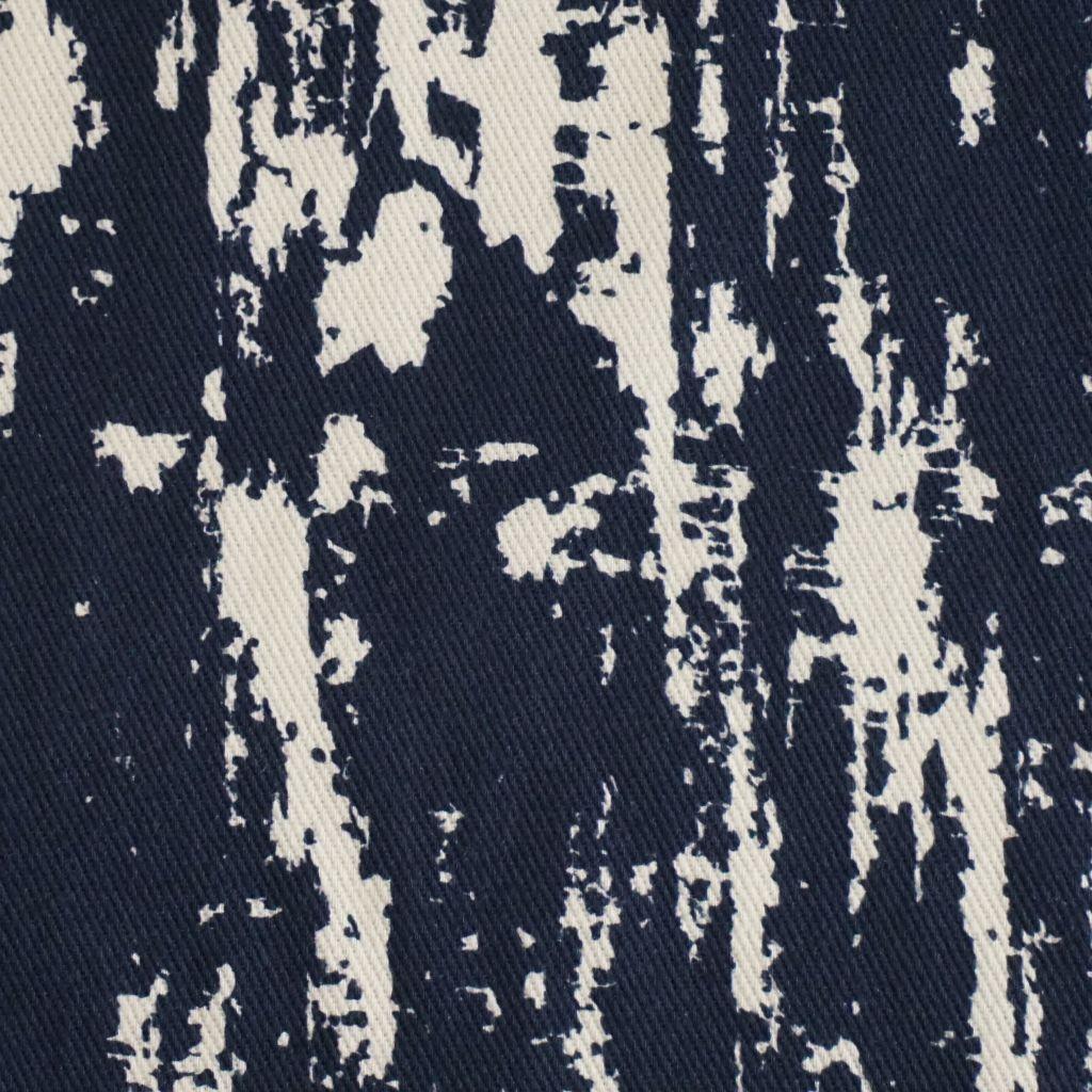 Baumwoll-Twill Abstrakt beige schwarz